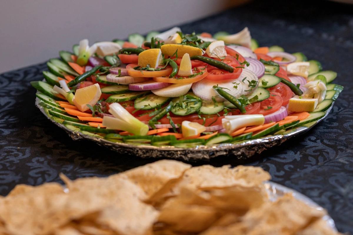 Fresh salad platter