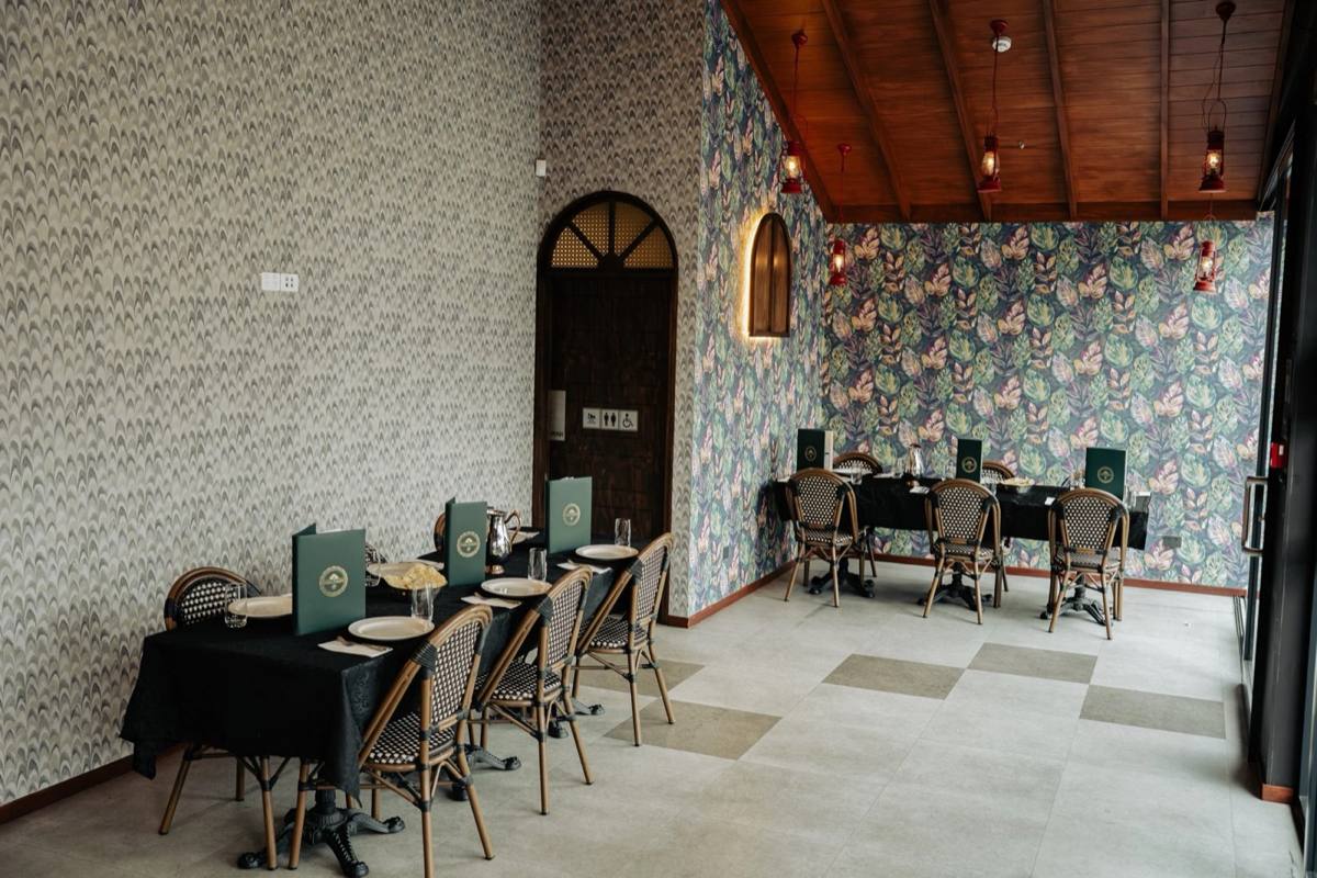 The Front Space dining area