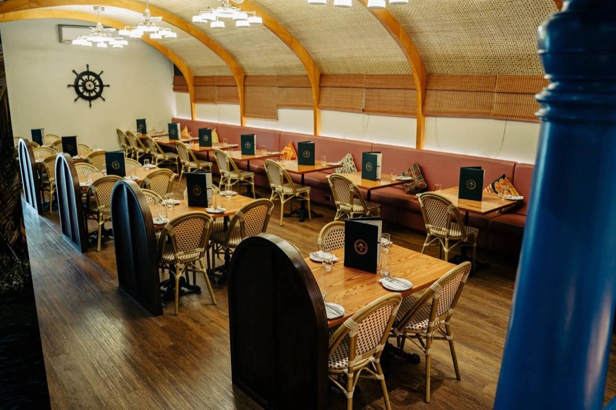 The arched Main Dining Hall at Indian Dreams Rolleston